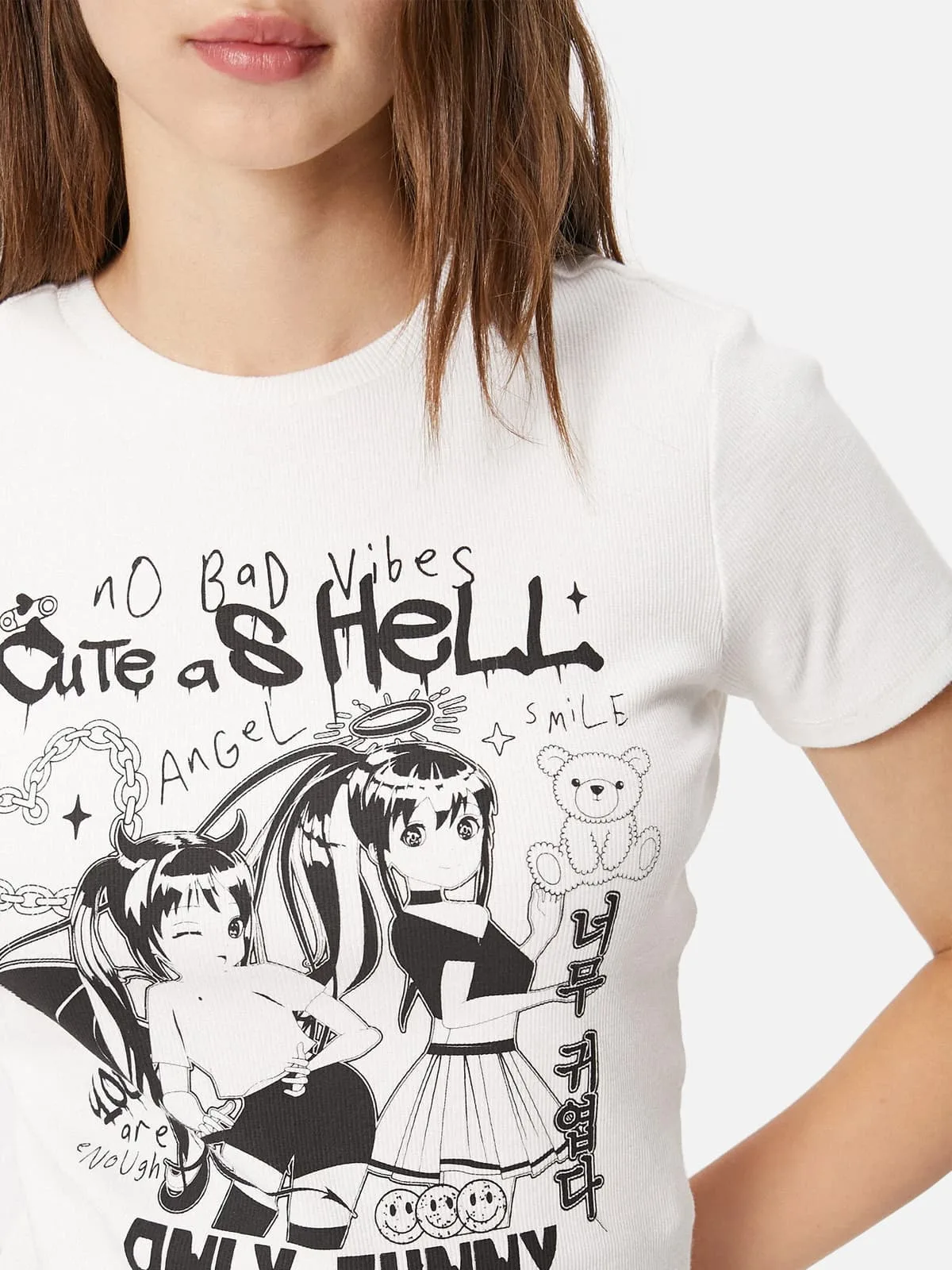 Anime T-Shirt Printed Short Sleeve - obrazek 2